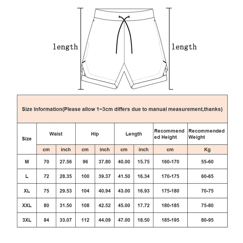 Gym 2 In 1 Workout  Short