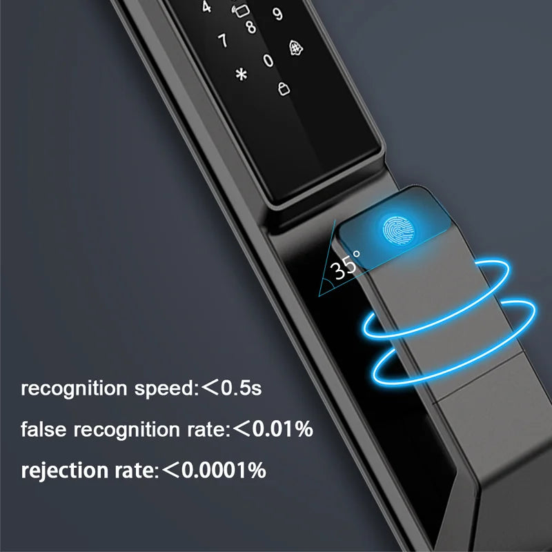 Face Fingerprint Smart Door Lock