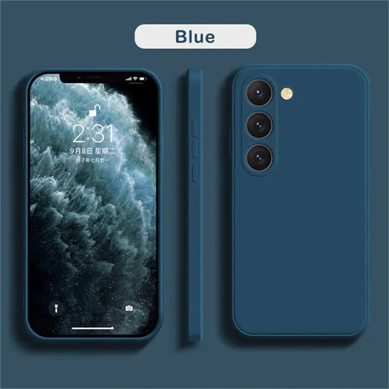 luxury Liquid Silicone phone Case