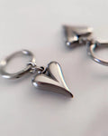 Stainless Steel Heart Earrings