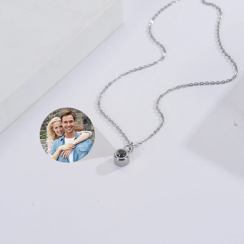 Custom Photo Necklace Projection Necklace