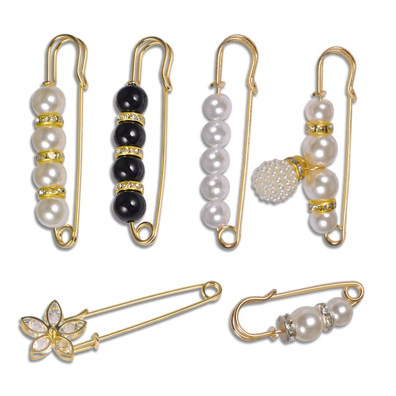 Women Lapel Safety Sweater Pins