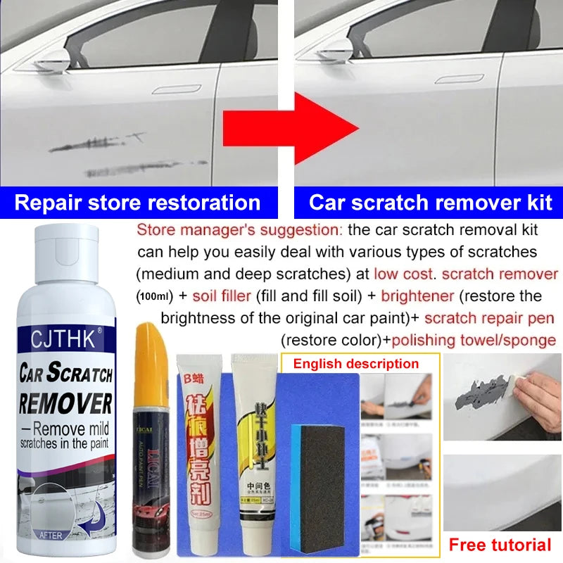 Car Scratch Remover Paint Wax