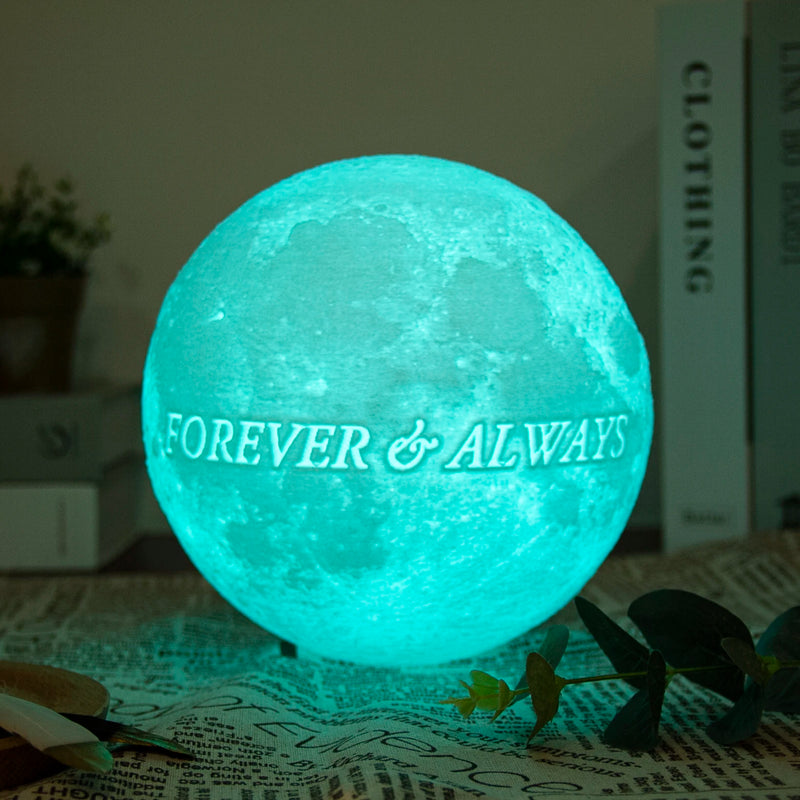 Customized 3D Printing Moon Lamp