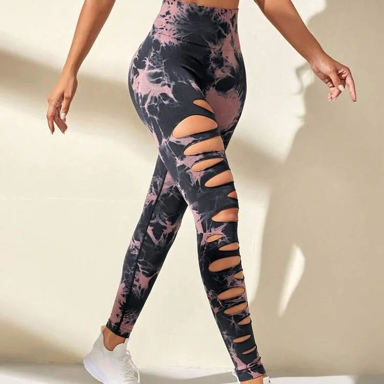 Women Tie Dye Yoga Pant