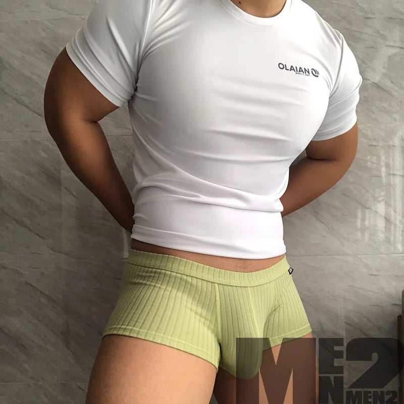 Men Low waist U raised pouch briefs