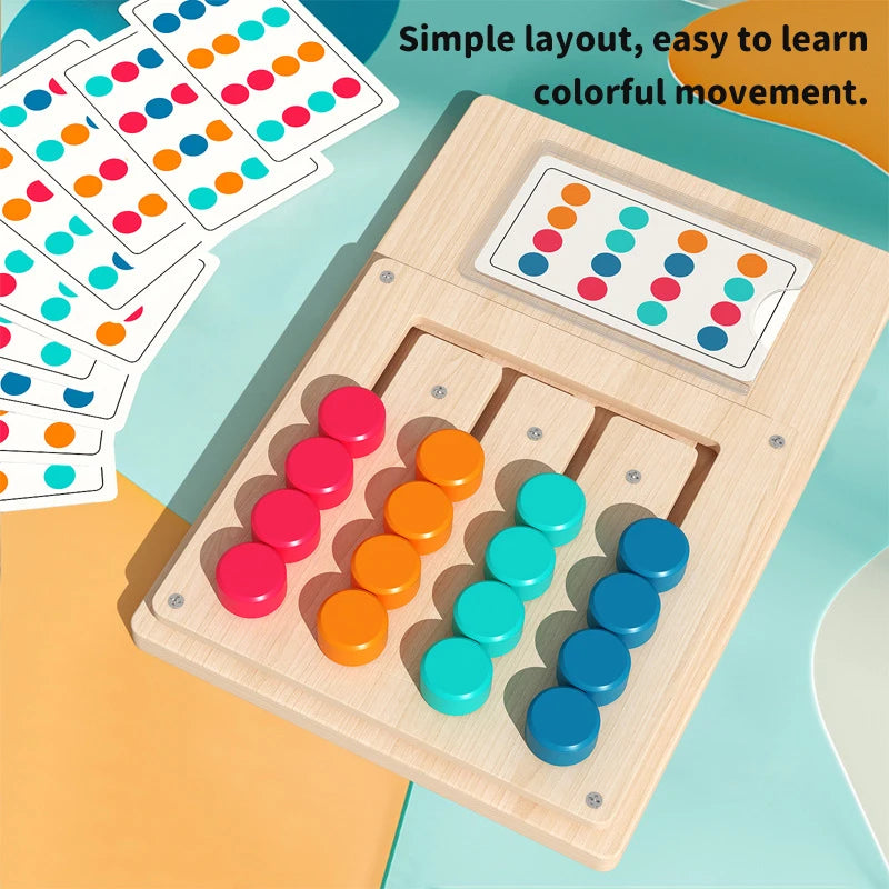 Color Shape Matching Game Board