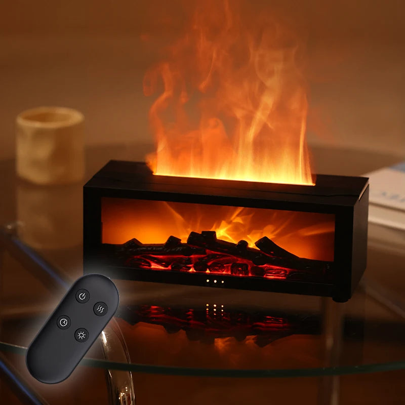 New fireplace flame humidifier