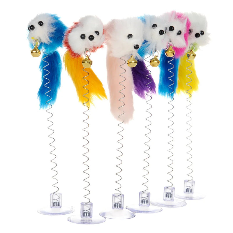 Cat Stick Feather Rod Mouse Toy