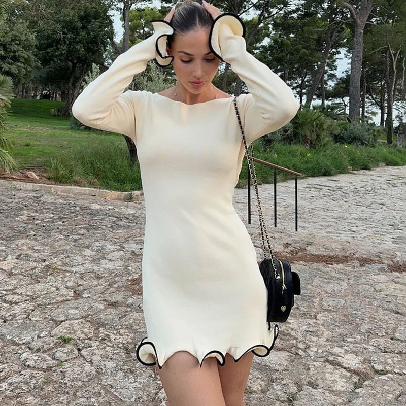 Women's Knitted Mini Dress