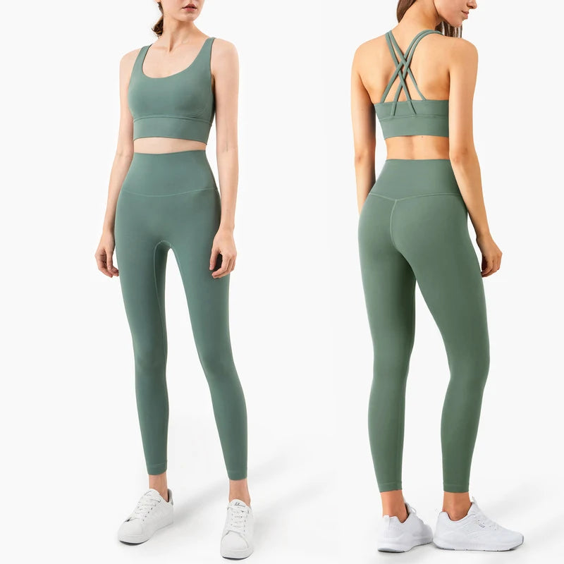 Women Seamless Yoga Set