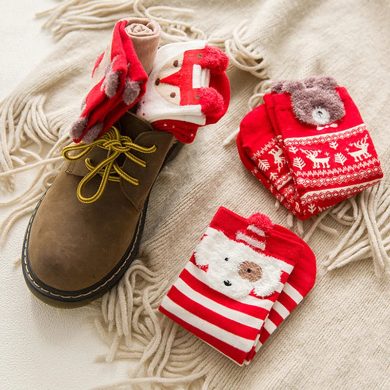 New Year Cute Christmas Socks