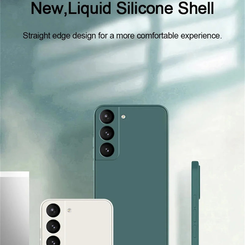 luxury Liquid Silicone phone Case