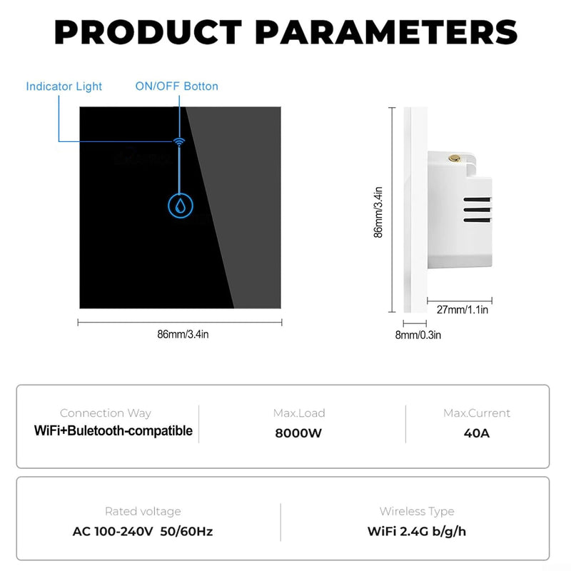 Smart Wifi Water Heater Switch