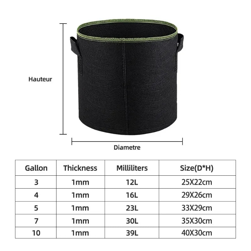 Gardening Fabric Plant Grow Pot